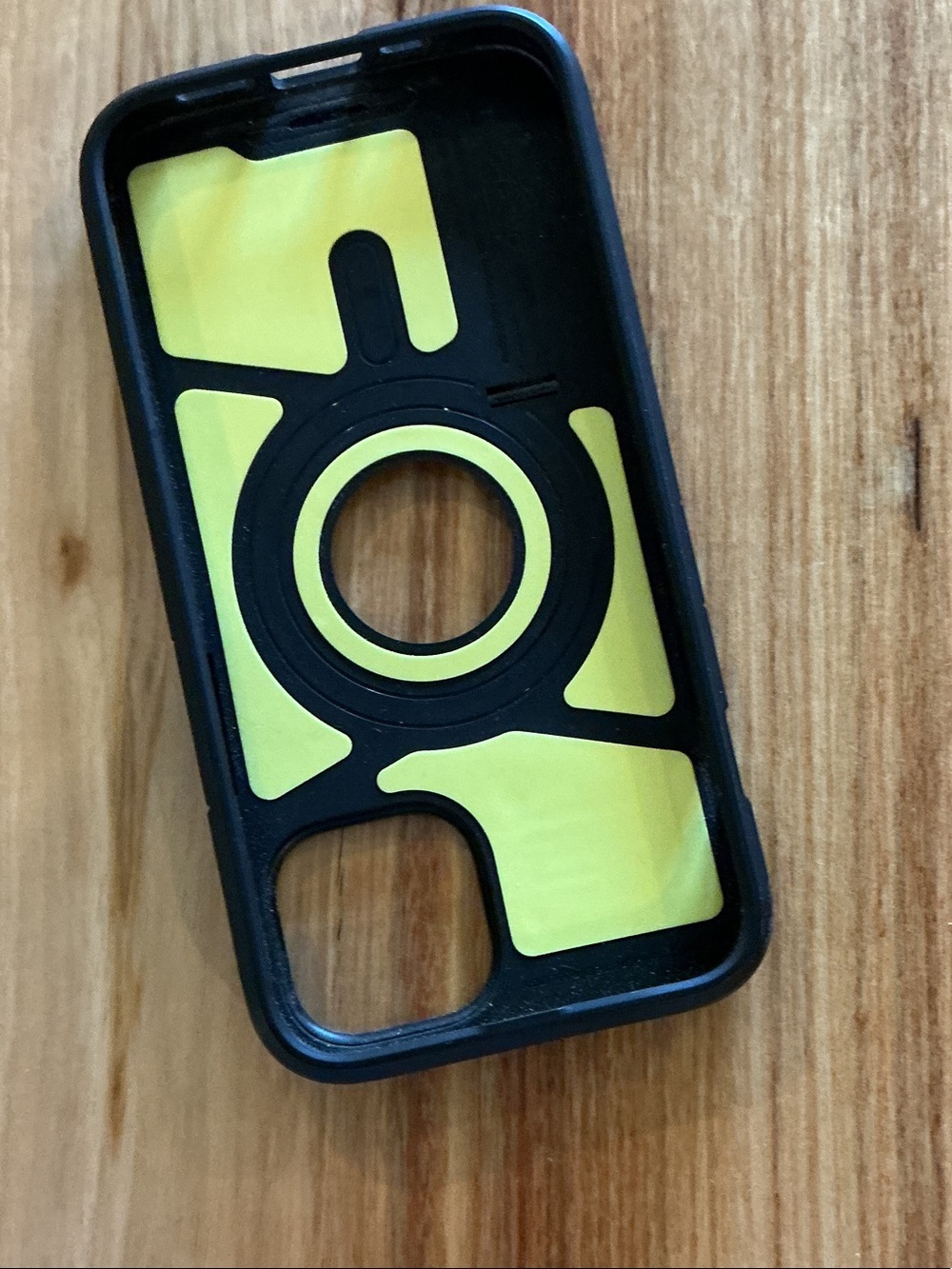 Spigen Dual-Layer Phone Case in Black and Yellow
